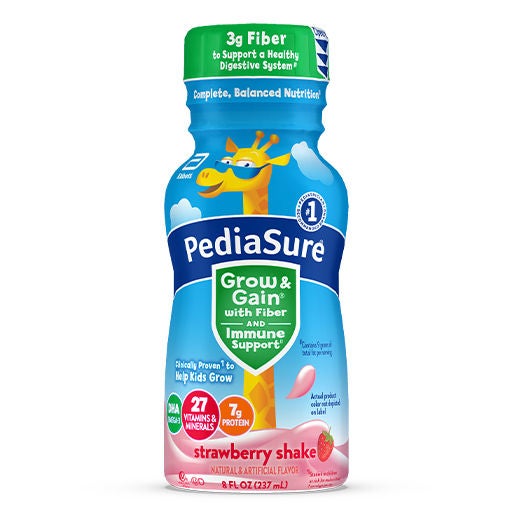 Piedsure PediaSure® Strawberry Grow & Gain High Fiber Drink for Kids
