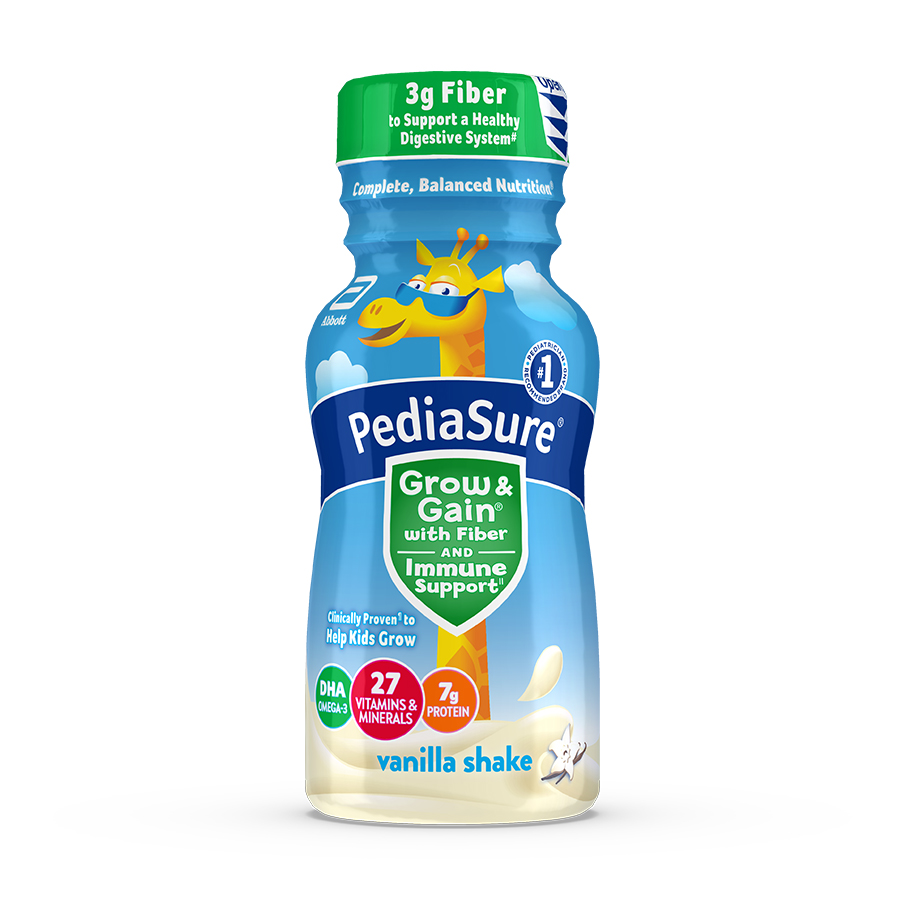 thumbnail image 2 of PediaSure Grow & Gain Vanilla Shake Mix Powder – 14.1 Oz (Pack Of 6) – Gluten Free, Expiry 2026 2 of 5